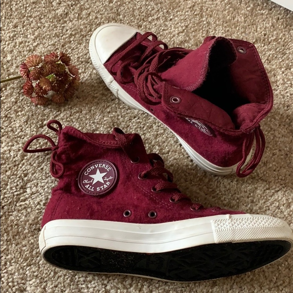 All Star Burgundy Converse